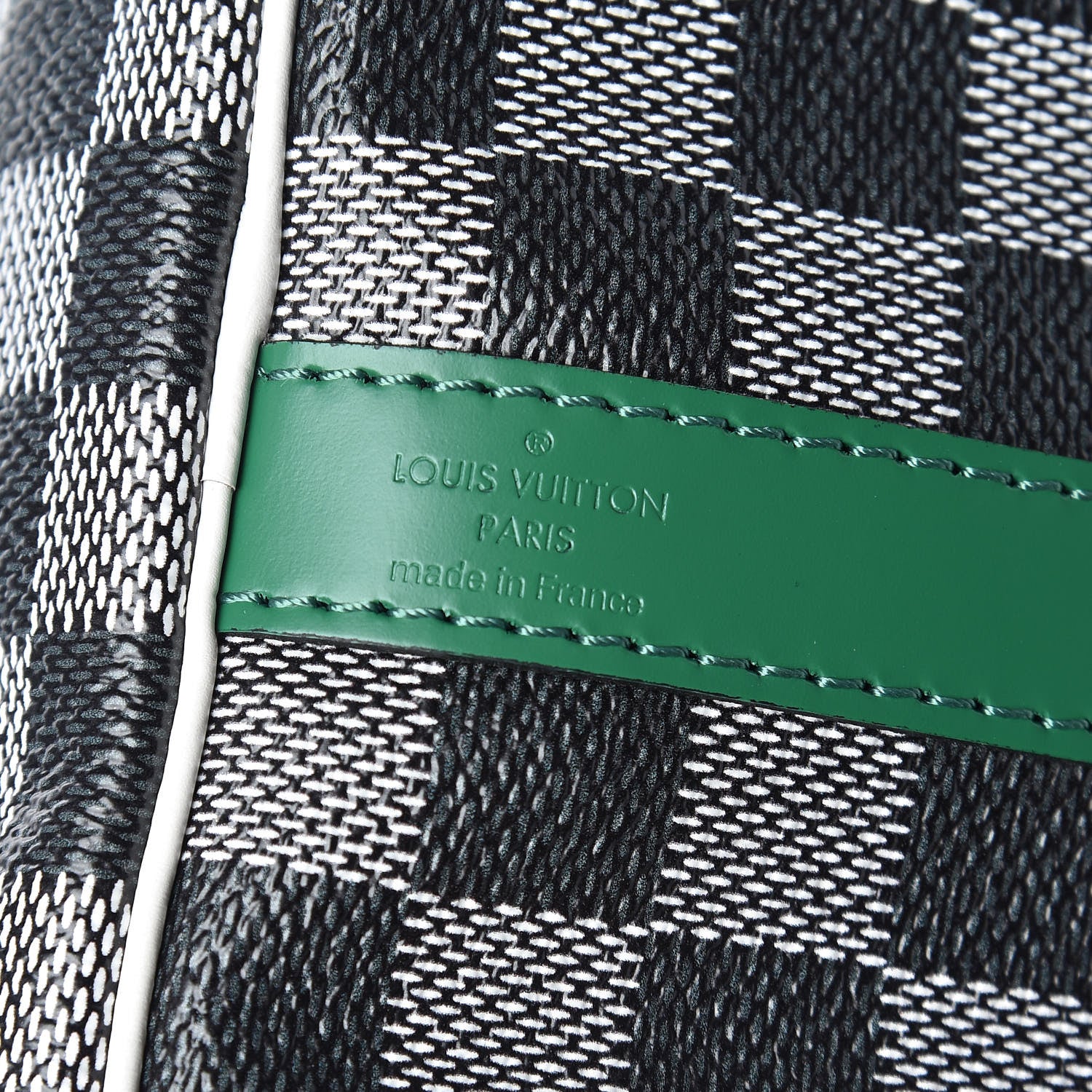 Louis Vuitton Damier Speedy Bandouliere 30 Black White 6 of 10