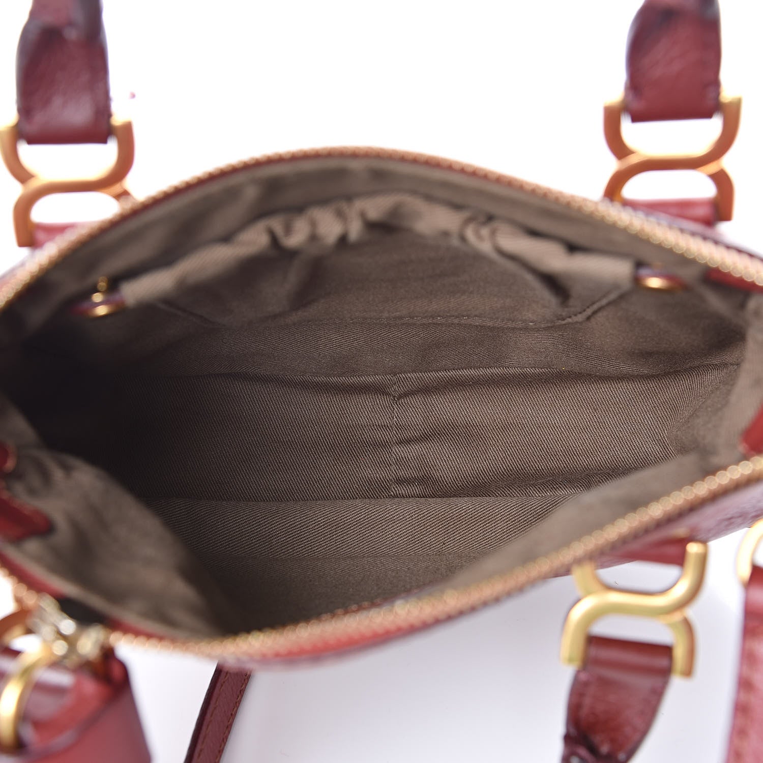 Chloe Calfskin Mini Marcie Satchel Garnet 5 of 9