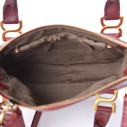 Chloe Calfskin Mini Marcie Satchel Garnet 5 of 9
