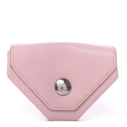Hermes Chevre Mysore Le 24 Coin Purse Rose Sakura 1 of 7