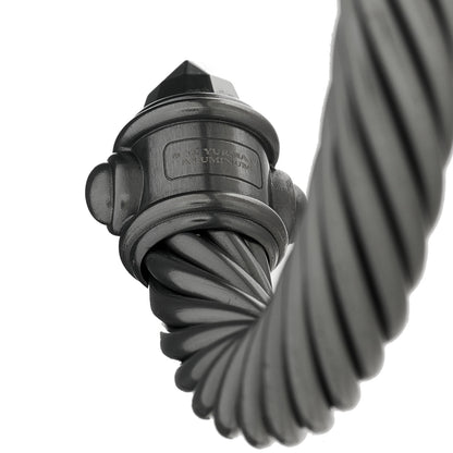 David Yurman Aluminum 10mm Cable Renaissance Bracelet Grey 3 of 4