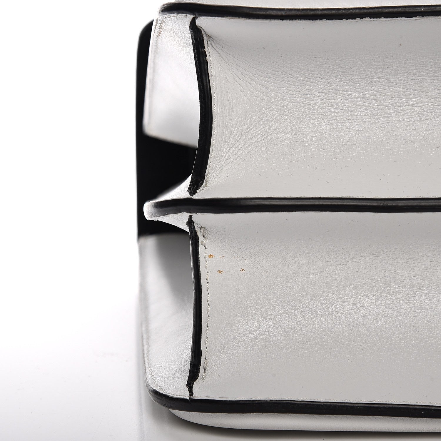 Alexander McQueen Calfskin Heroine Chain Satchel Ivory Black 16 of 16