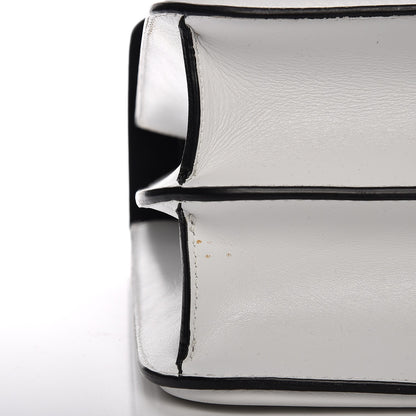 Alexander McQueen Calfskin Heroine Chain Satchel Ivory Black 16 of 16