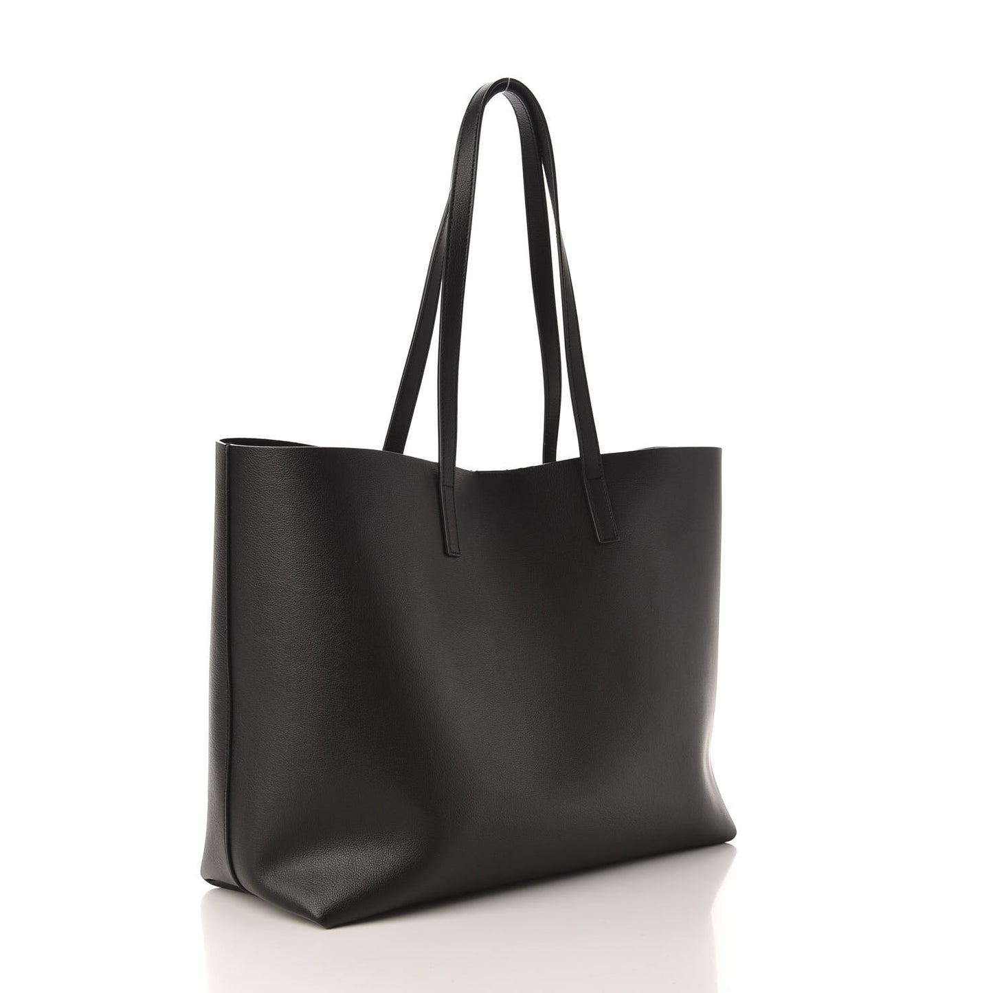 Calfskin Large Shopping Tote Black