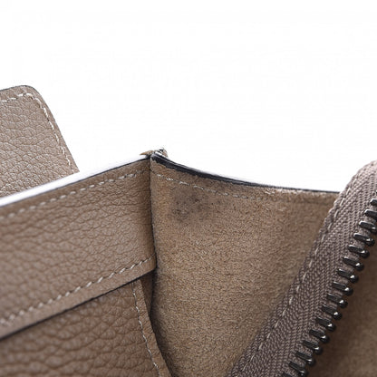 Celine Drummed Calfskin Micro Luggage Dune 9 of 10