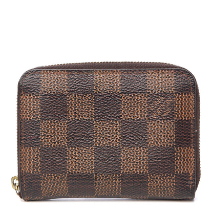 Louis Vuitton Damier Ebene Zippy Coin Purse 1 of 8