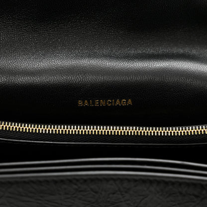Balenciaga Crushed Calfskin Medium Crush Chain Bag Black 7 of 11