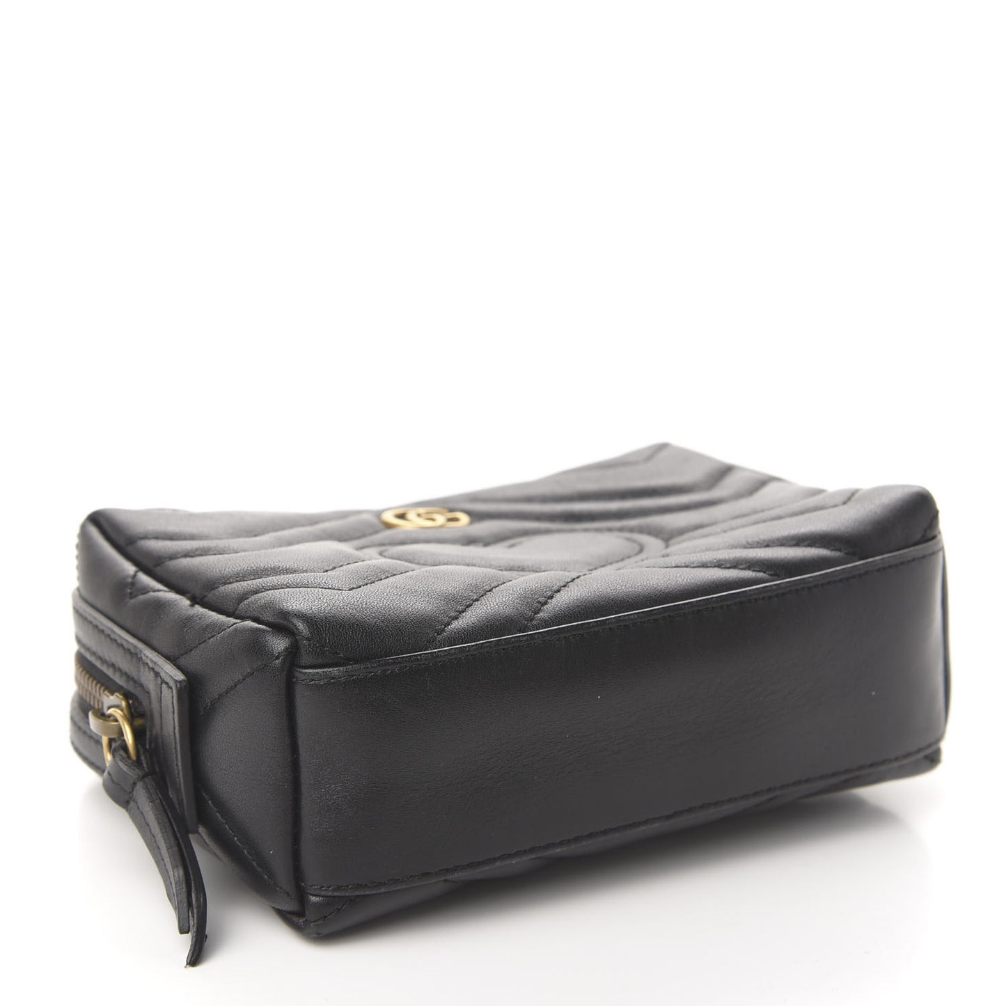 Calfskin Matelasse GG Marmont Cosmetic Case Black