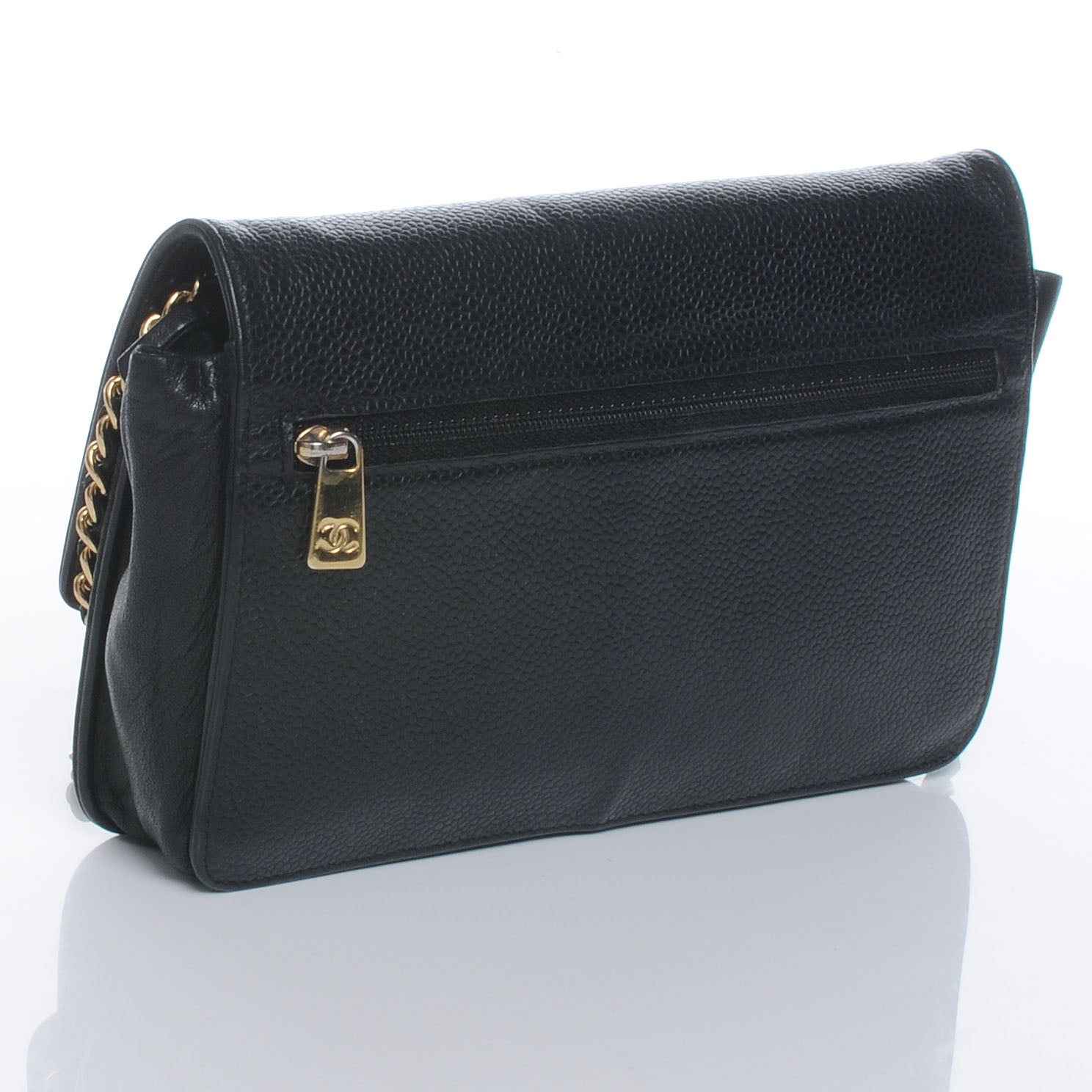 Chanel Caviar Wallet on Chain WOC Black 3 of 8