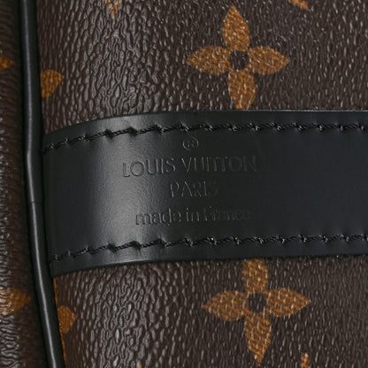 Louis Vuitton Monogram Macassar Keepall Bandouliere 45 5 of 10