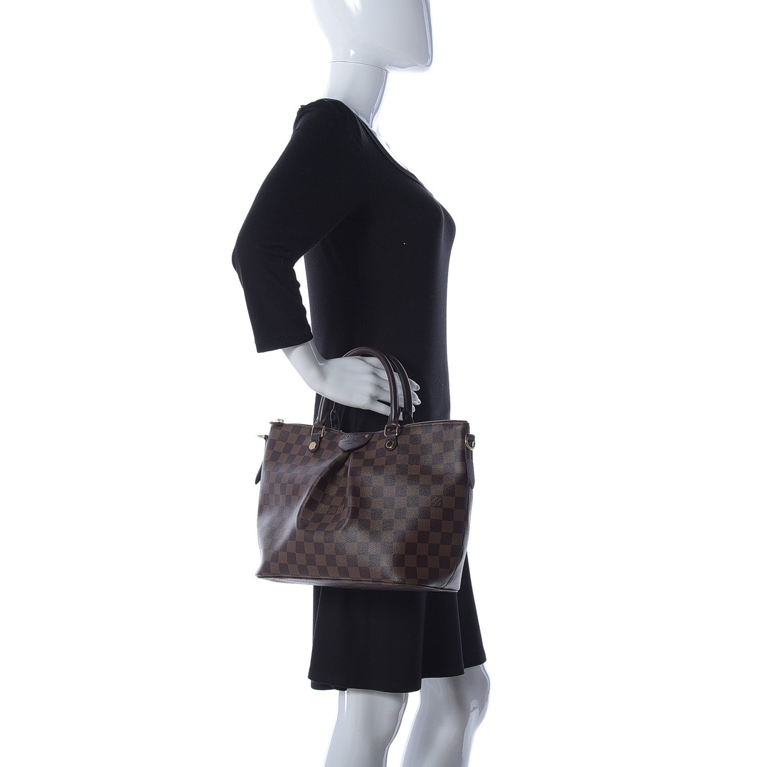 Louis Vuitton Damier Ebene Siena MM 3 of 9