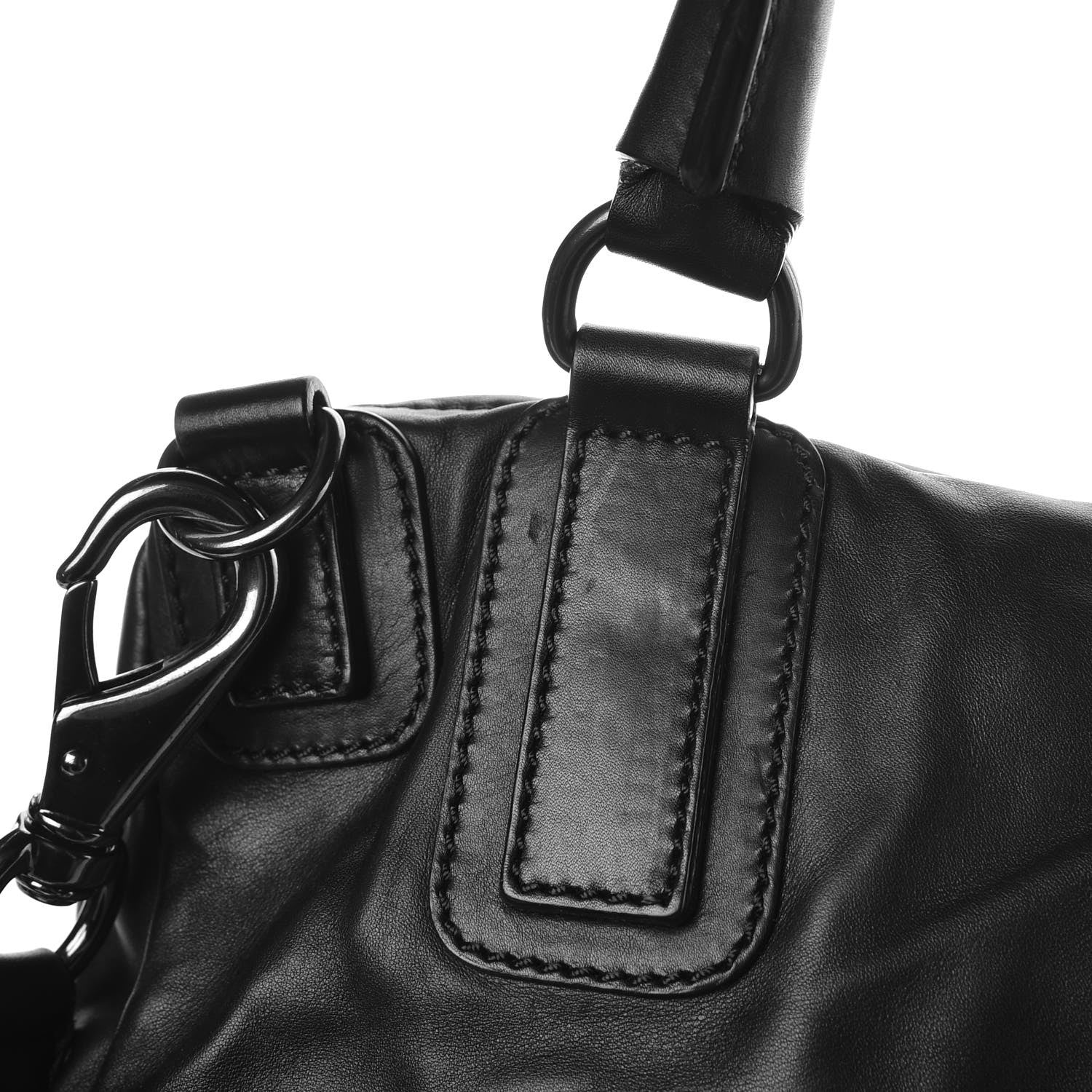 Givenchy Calfskin Star Embossed Medium Pandora Black Red 14 of 15