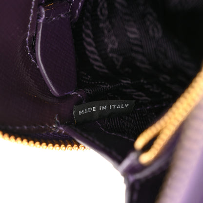 Prada Saffiano Vernice Small Promenade Tote Viola 7 of 12