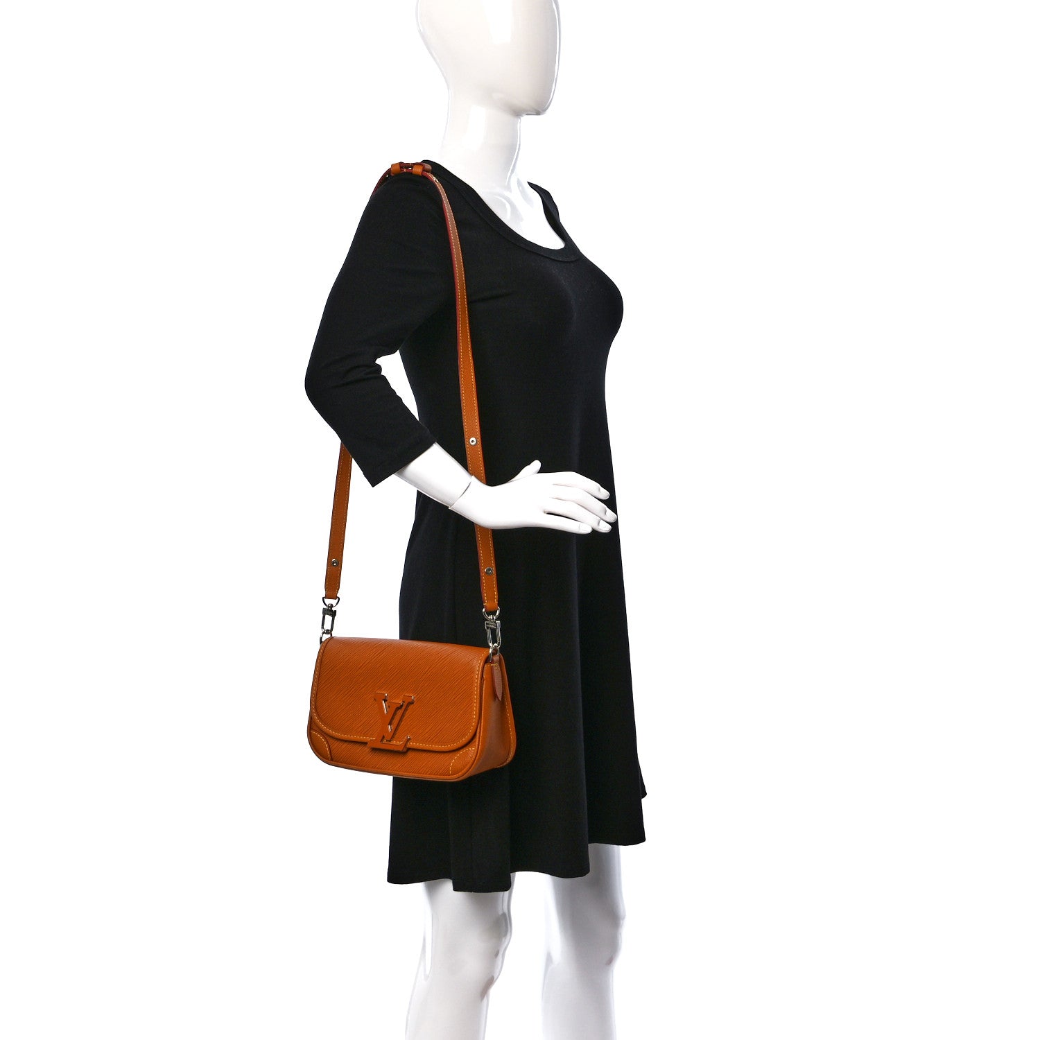 Louis Vuitton Epi Buci Crossbody Gold Honey 2 of 8