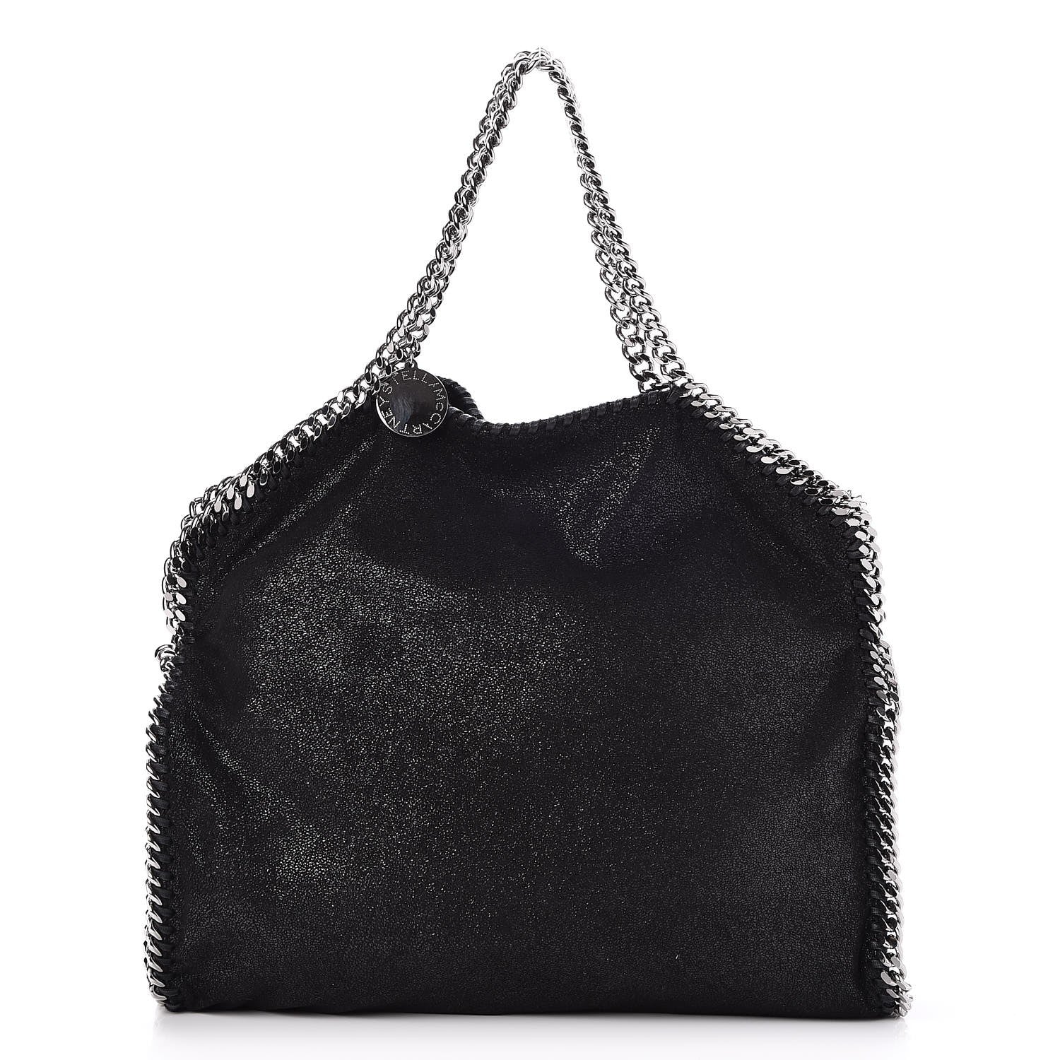 Stella McCartney Shaggy Deer Falabella Fold Over Tote Black 1 of 8