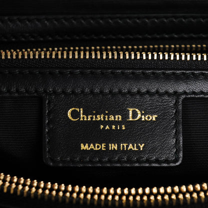 Christian Dior Lambskin Cannage Small Dior Soft Shopping Tote Black 6 of 7