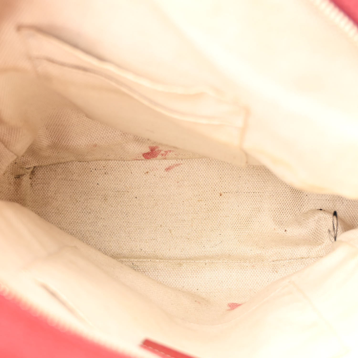 Gucci Pebbled Calfskin Soho Chain Backpack Hibiscus Red 5 of 11