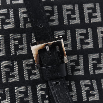 Fendi Zucchino Shoulder Bag Black 24 of 27