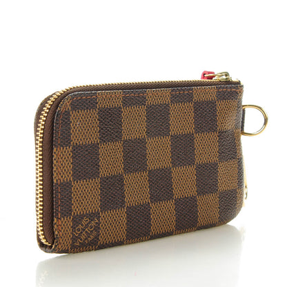 Louis Vuitton Damier Ebene Complice Trunks and Bags Key Pouch Red 3 of 6