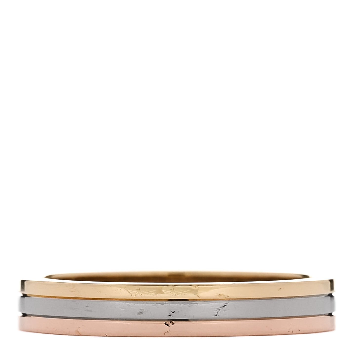 18K Pink White Yellow Gold 3.5mm Vendome Louis Cartier Wedding Band Ring 57 8