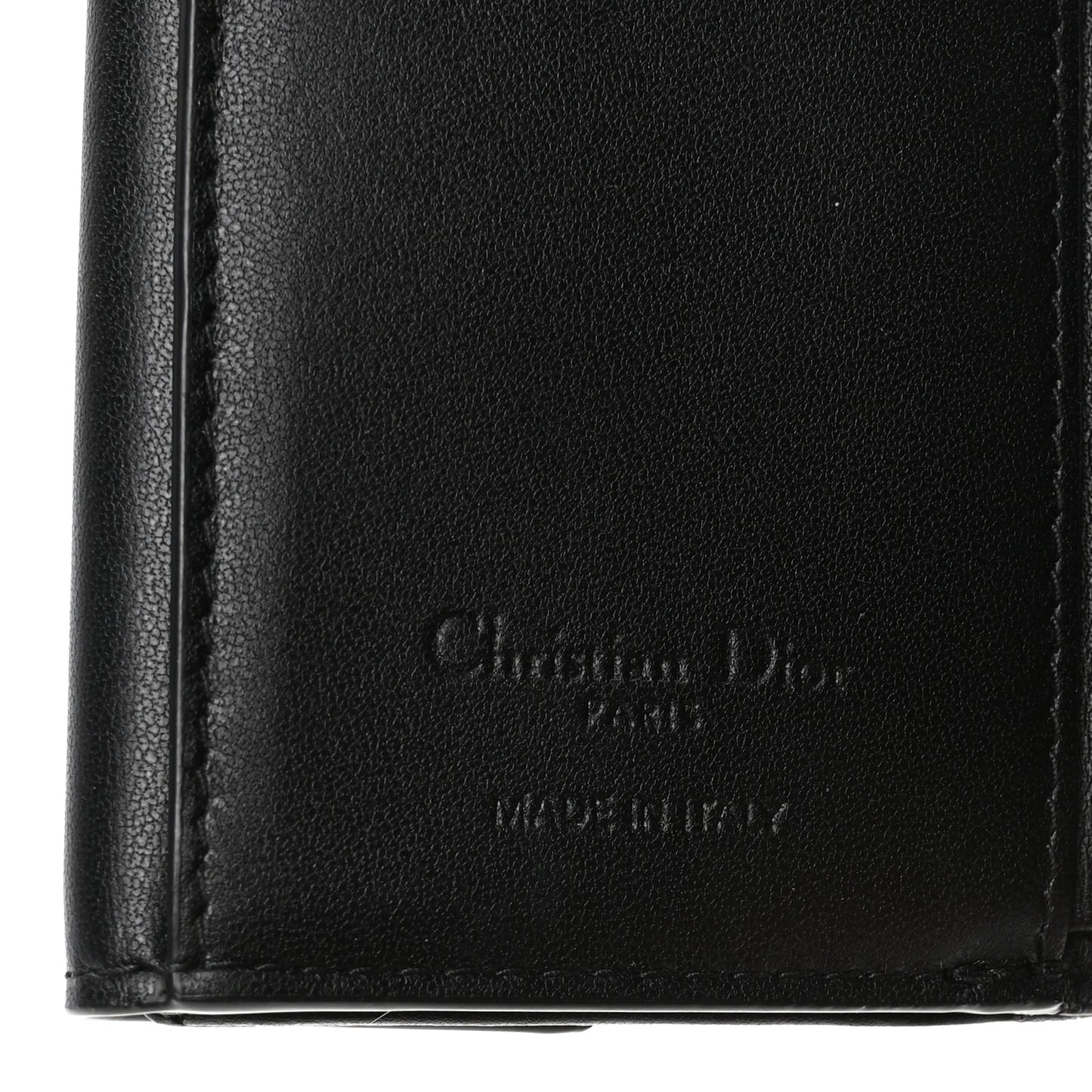 Lambskin Cannage Lady Dior Lotus Wallet Black