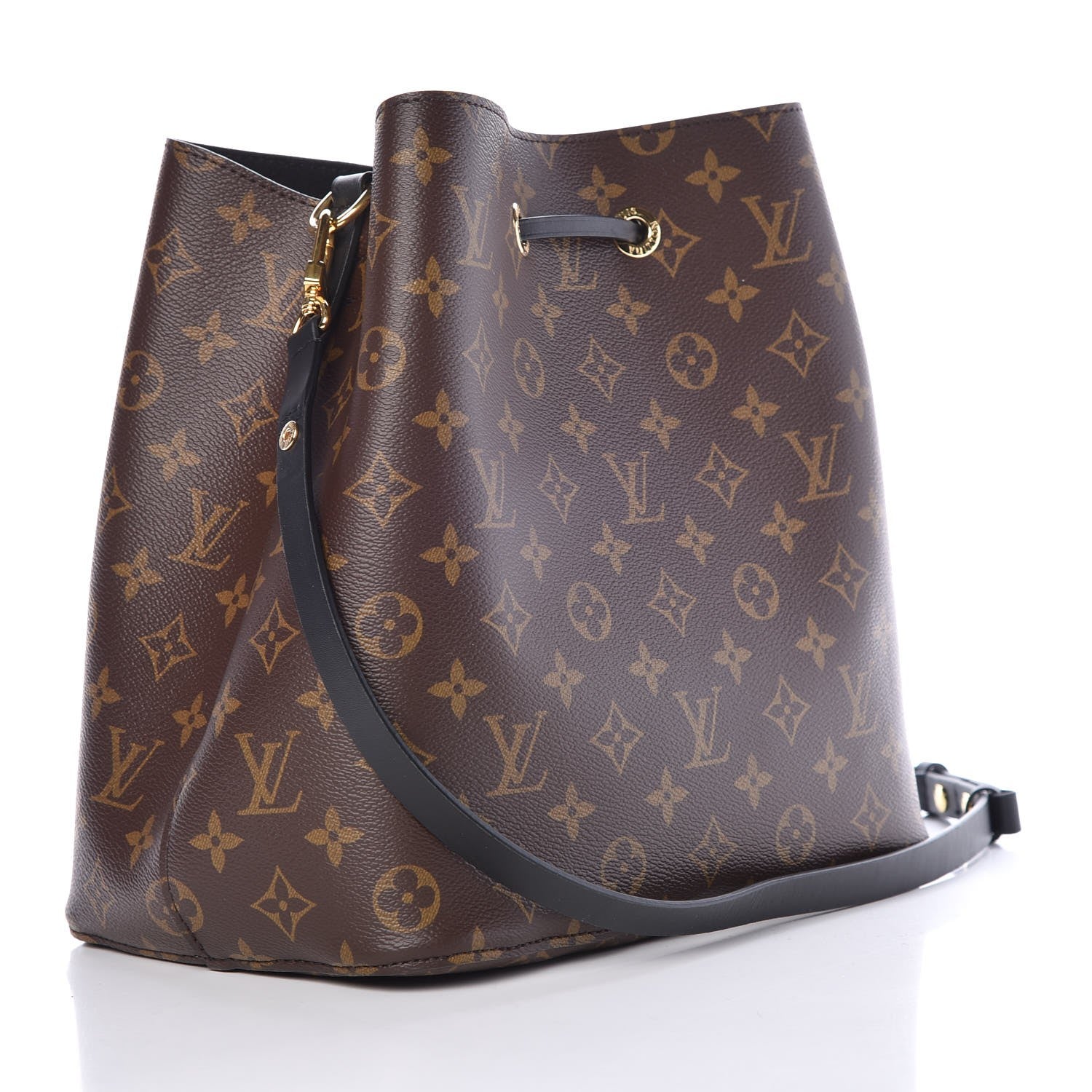 Louis Vuitton Monogram Neonoe MM Black 3 of 7