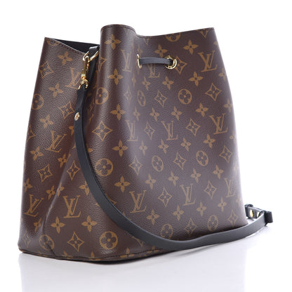 Louis Vuitton Monogram Neonoe MM Black 3 of 7