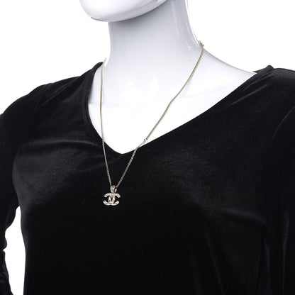 Chanel Tweed Effect CC Necklace Gold 2 of 6