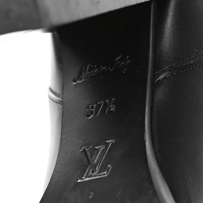 Louis Vuitton Calfskin Monogram Star Trail Ankle Boots 37.5 Black 6 of 6