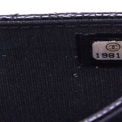 Chanel Caviar Quilted Medium Boy Flap Wallet Black 8 of 8