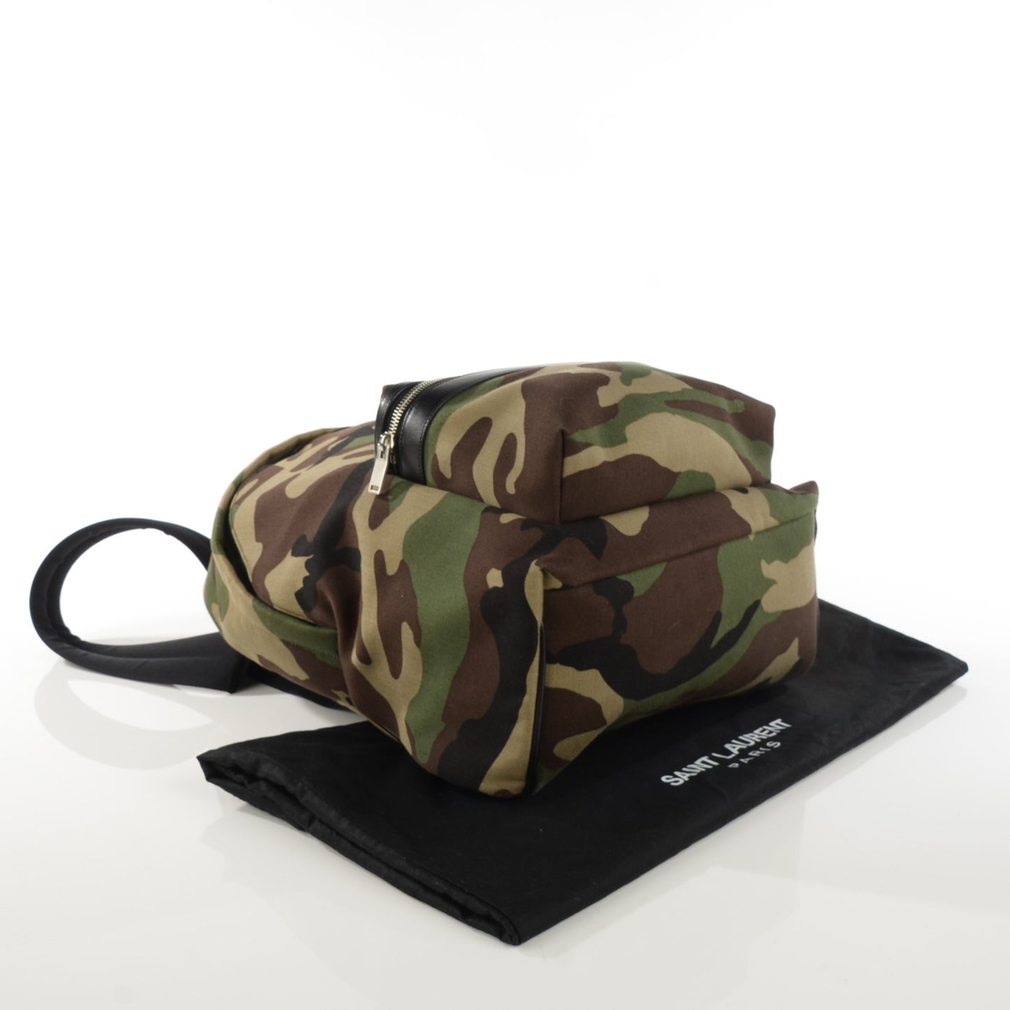 Canvas Camouflage Print Hunting Backpack Khaki