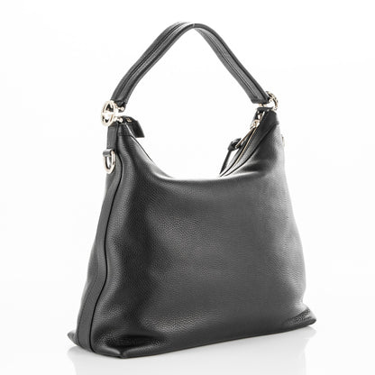 Gucci Pebbled Calfskin Small Miss GG Hobo Black 3 of 7