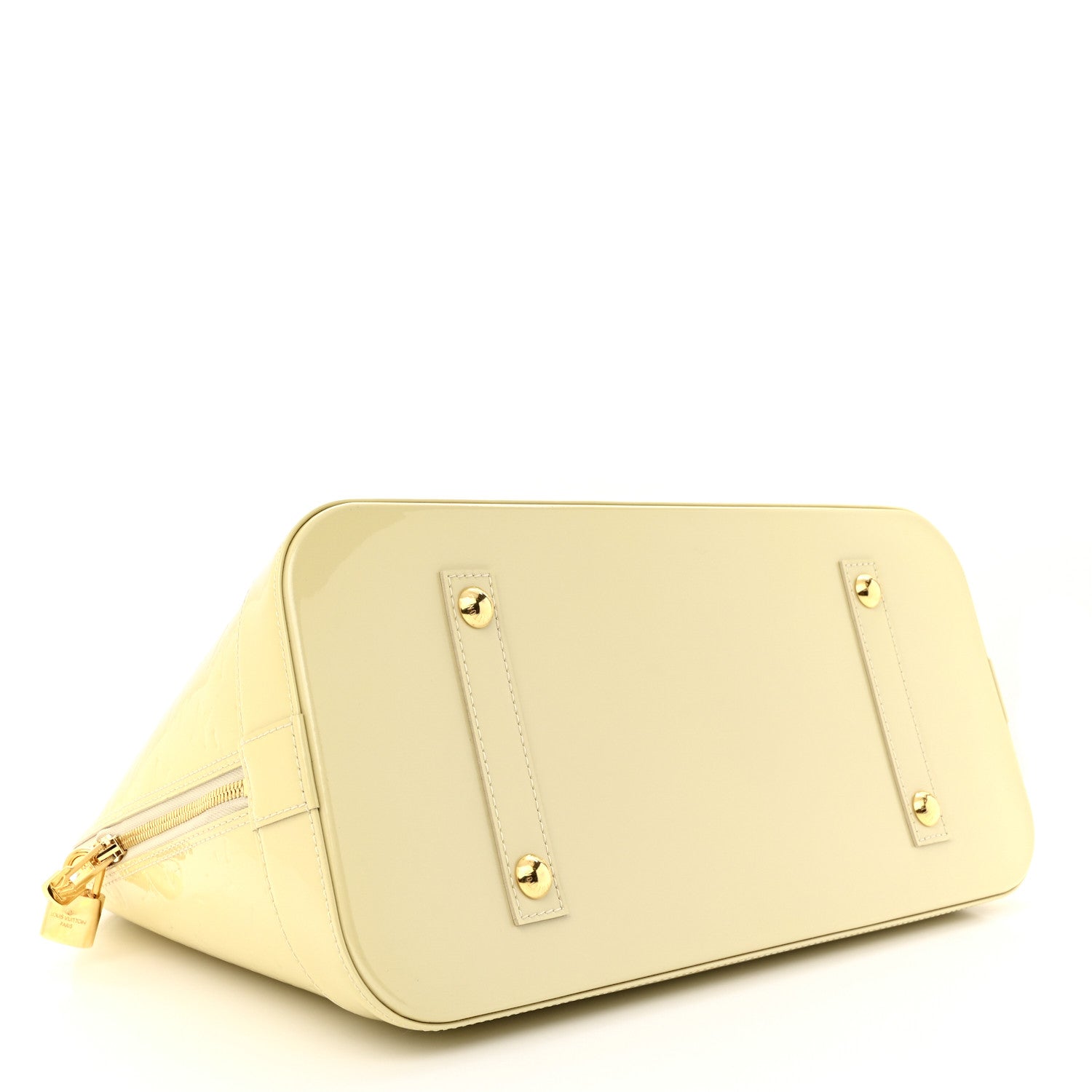 Louis Vuitton Vernis Alma GM Blanc Corail 4 of 13