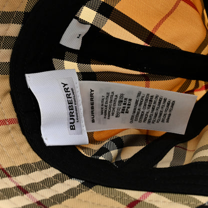 Burberry Nylon Vintage Check Bucket Hat M Archive Beige 7 of 7