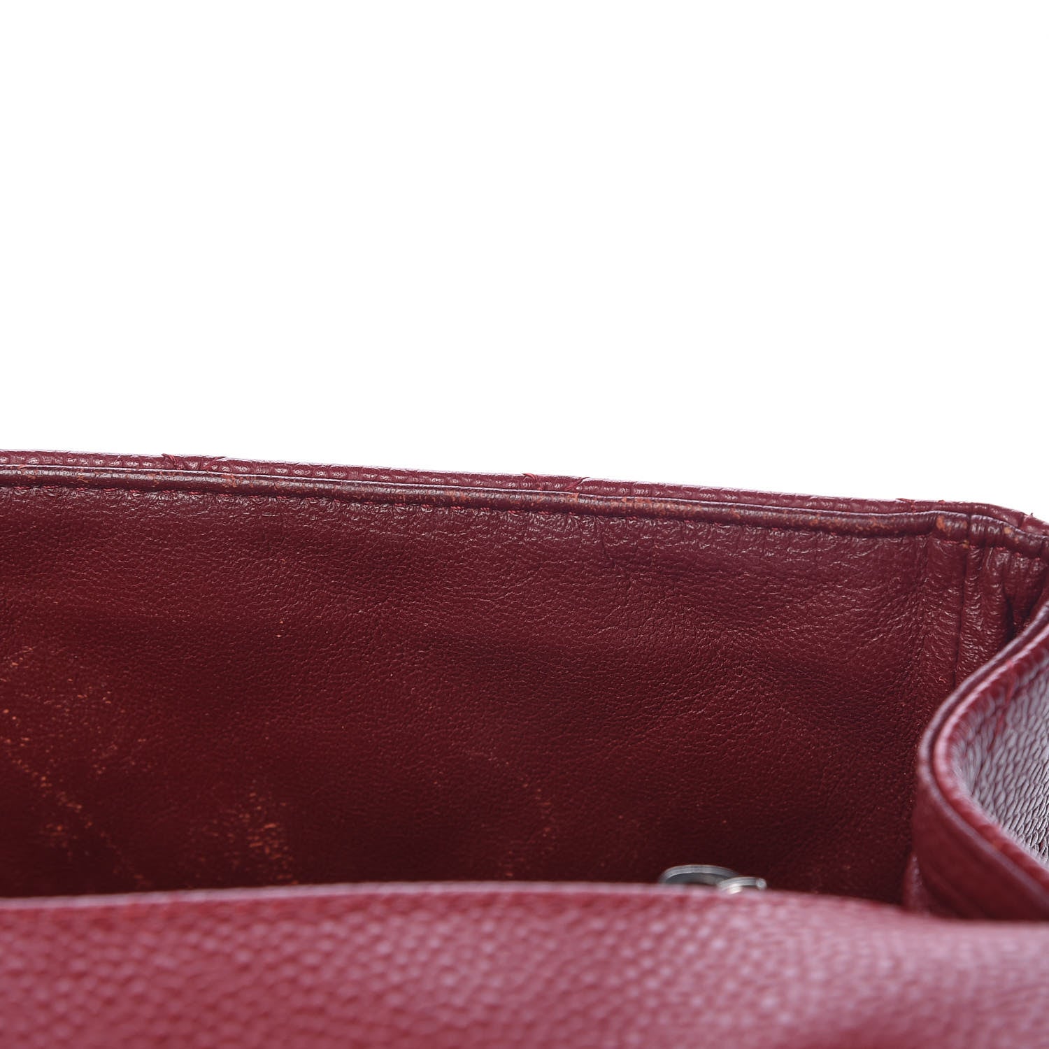 Chanel Caviar Quilted Jumbo Single Flap Red 13 of 27