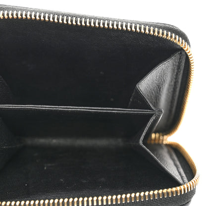 Saint Laurent Goatskin Compact Wallet Black 6 of 10