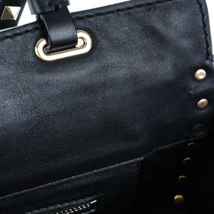 Valentino Garavani Vitello Medium Rockstud Tote Black 11 of 11