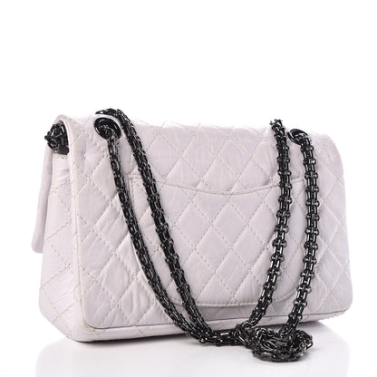 Chanel Aged Calfskin Quilted 2.55 Reissue 225 Flap Light Grey 3 of 16