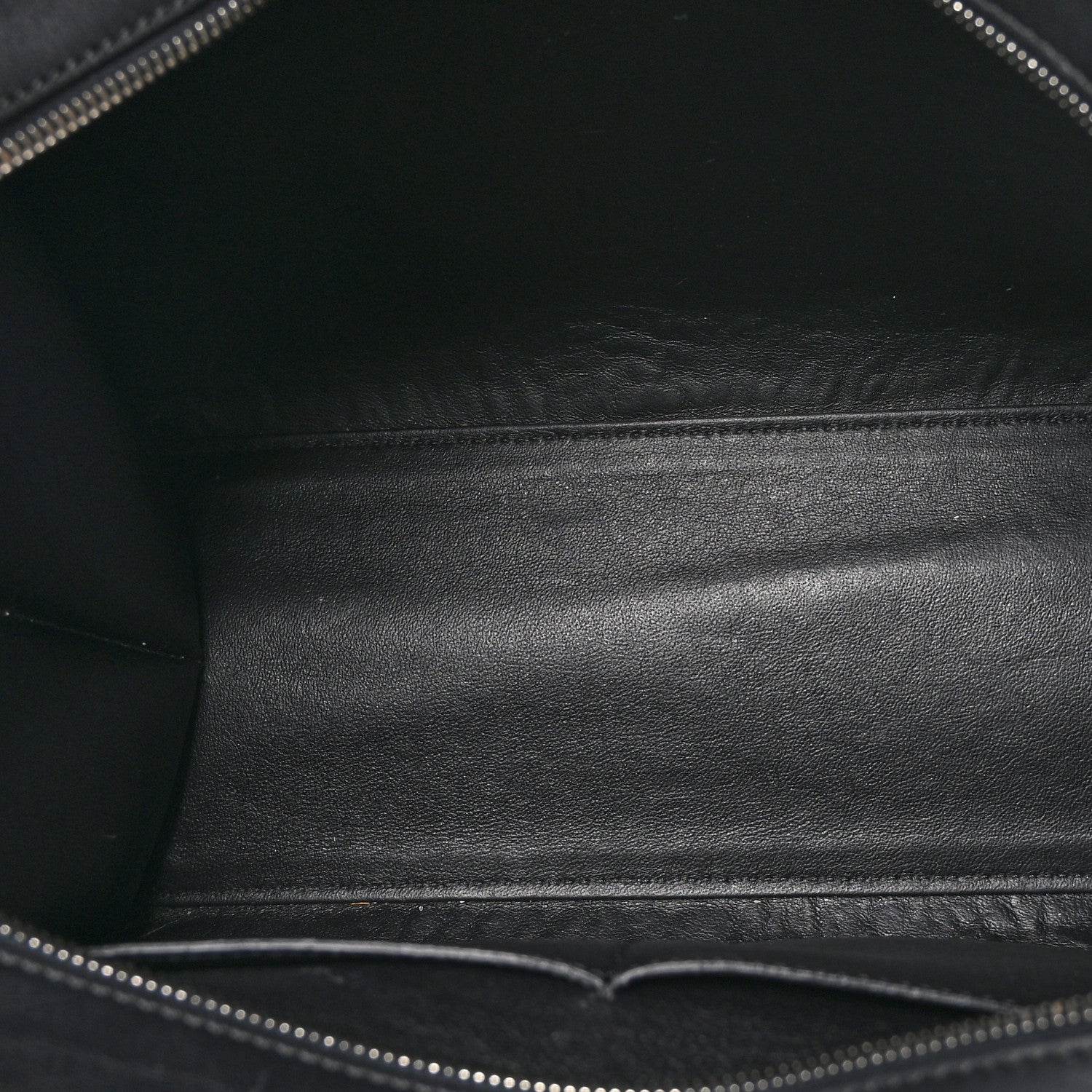 Fendi Vitello Pelo Flamingo Crocodile Embossed Petite 3Jours Tote Black 5 of 9