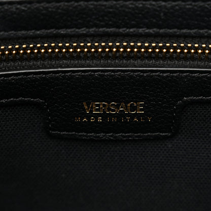 Versace Canvas Calfskin Large La Medusa Tote Bag Black 5 of 8