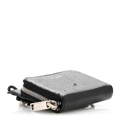 Saint Laurent Calfskin Zip Lanyard Wallet Black 3 of 11