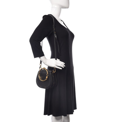 Chloe Calfskin Small Nile Bracelet Bag Black 2 of 9