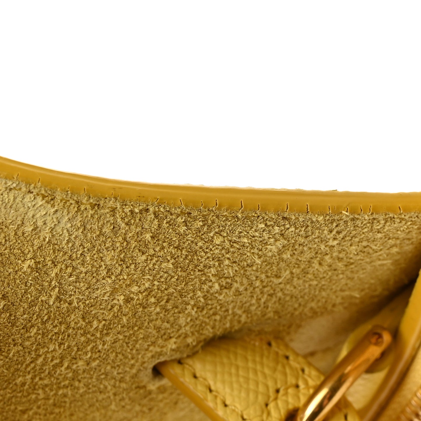 Grained Calfskin Nano Belt Bag Citron