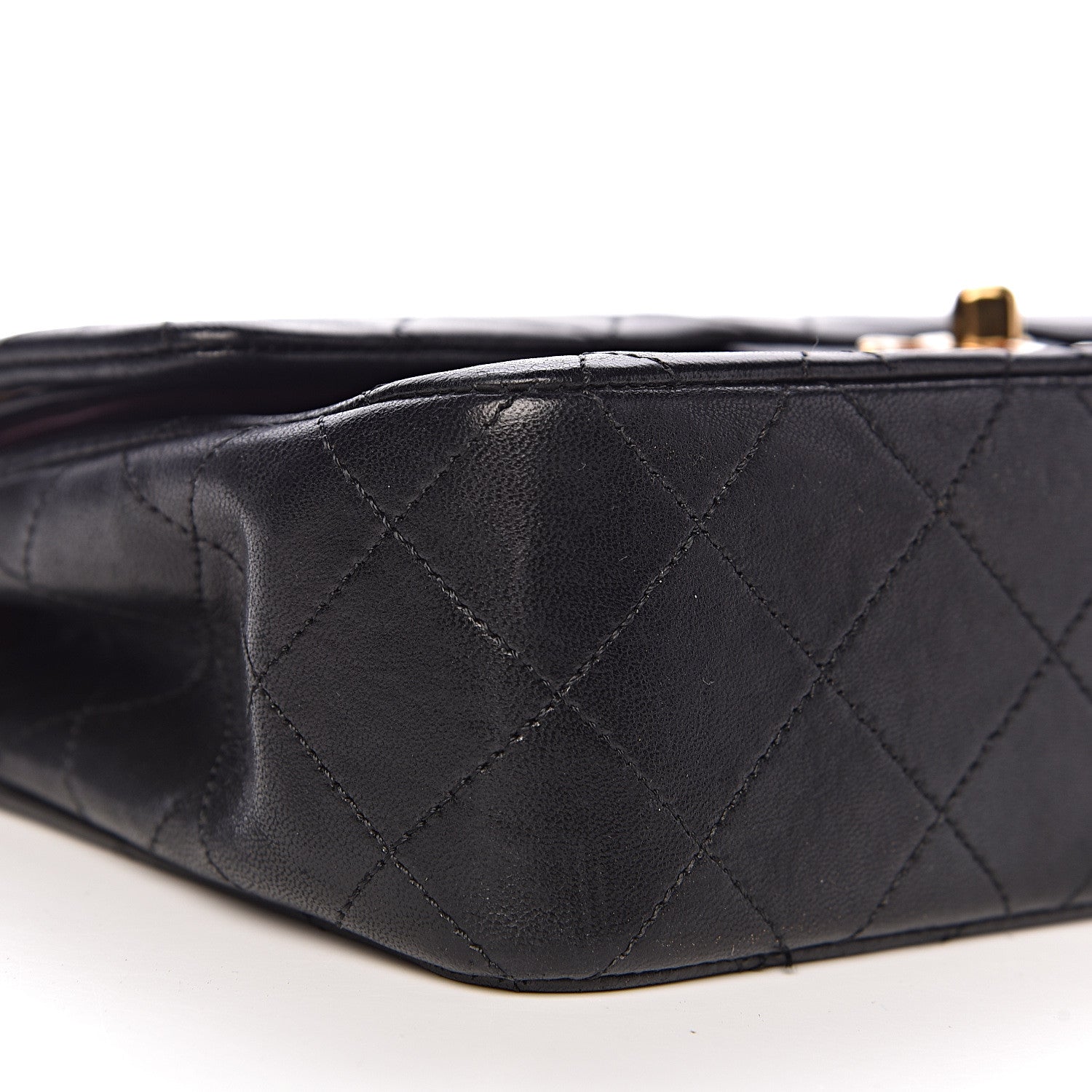 Chanel Lambskin Quilted Small Double Flap Black 10 of 16