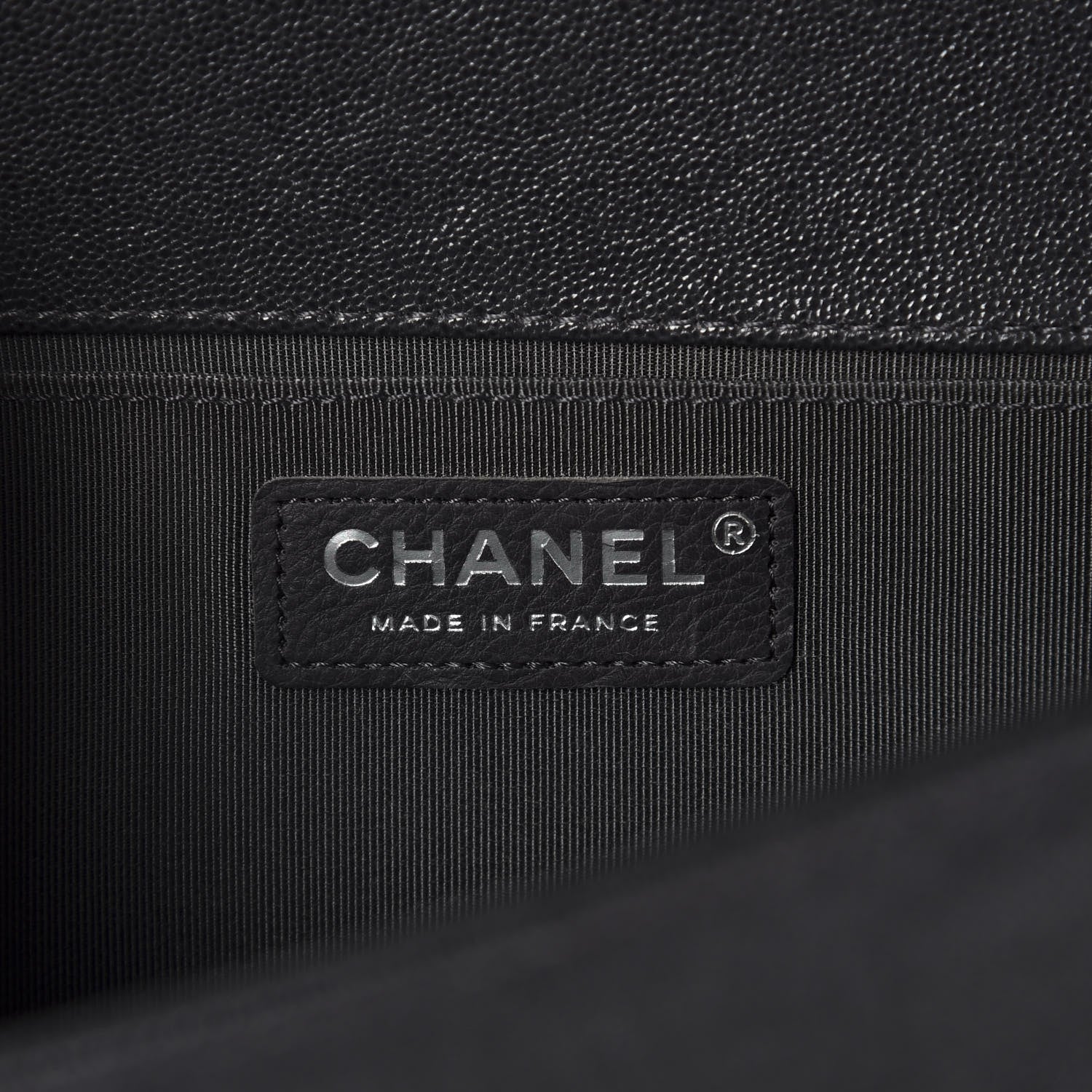 Chanel Iridescent Caviar Quilted Medium Boy Flap Black 8 of 11