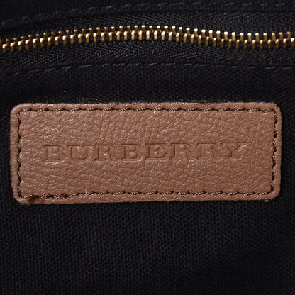 Burberry Grainy Calfskin House Check Small Canterbury Tote Tan 8 of 11