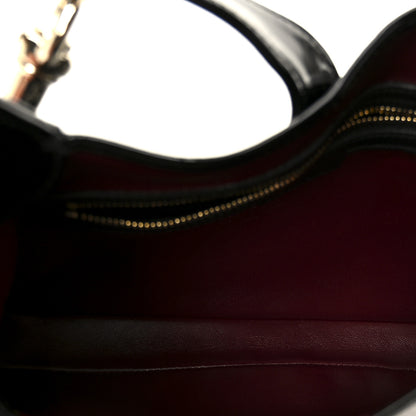 Gucci Patent Calfskin Small Jackie Shoulder Bag Black 5 of 10