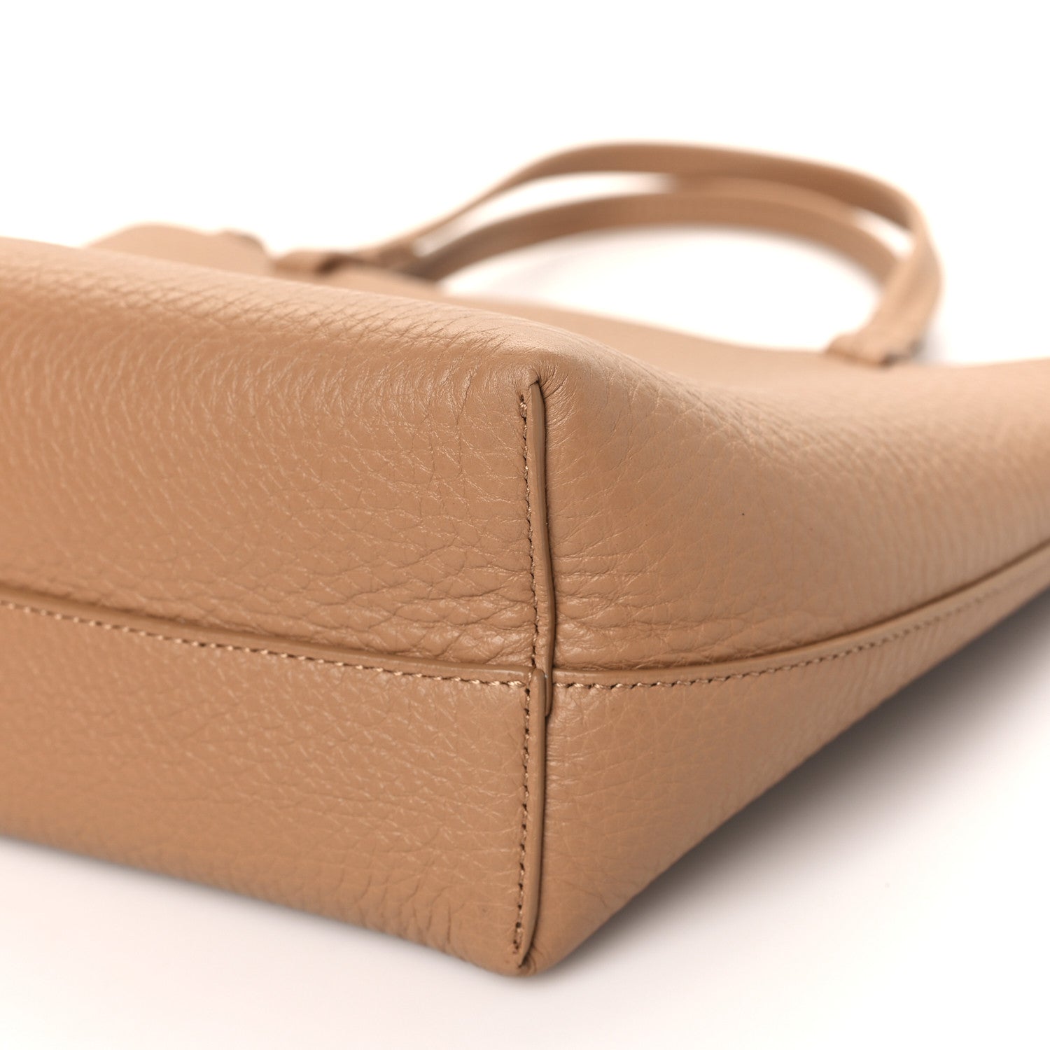 The Row Matte Grained Calfskin Small Park Tote Cinnamon 10 of 10