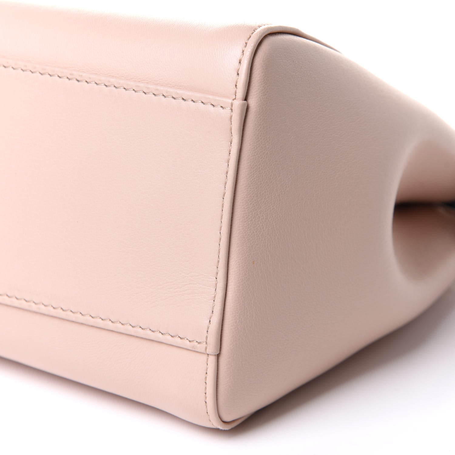 Fendi Nappa Colorblock Mini Peekaboo Iconic Satchel Soap Amazzonia Opal 9 of 9