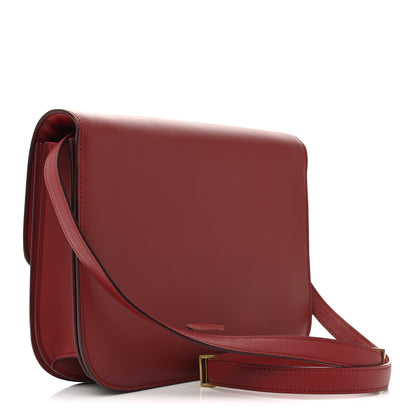 Celine Box Calfskin Medium Classic Box Flap Bag Red 3 of 16